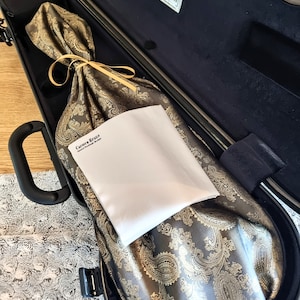 Sac et mouchoir Alto : motif cachemire bronze et or - Sable tropical