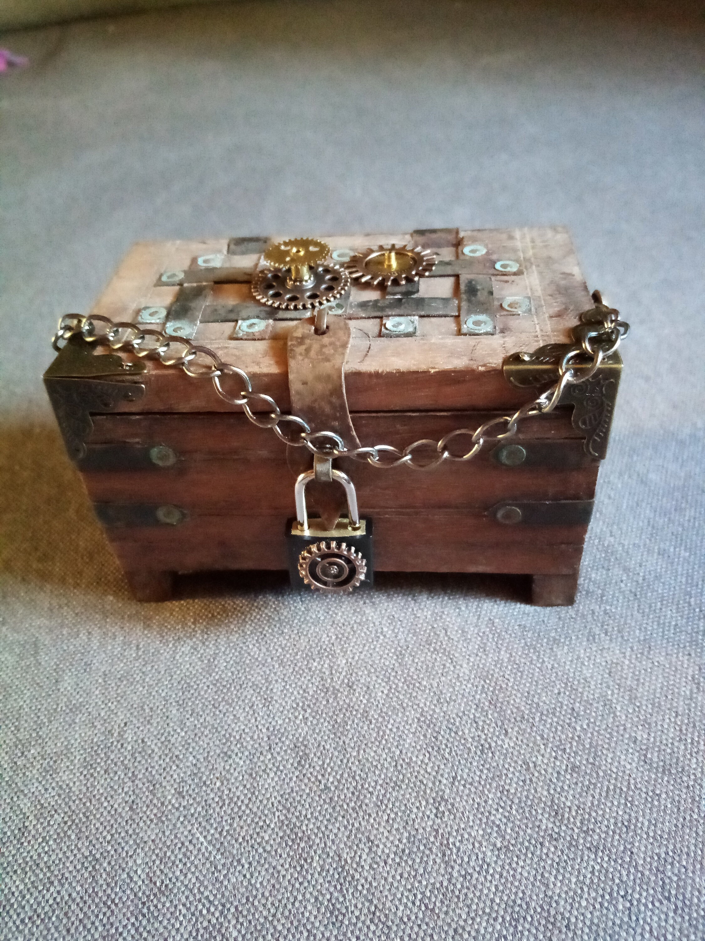 Coffret Bijoux Style Steampunk, Industriel