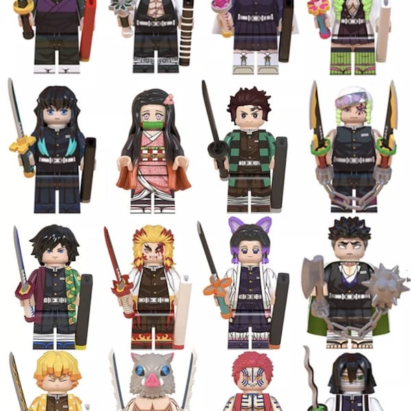 Demon slayer Animé custom made mini figure