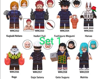 Jujutsu Kaisen figures within or without SLS free glycerine soap bar