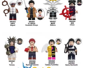 Jujutsu Kaisen custom made mini figures - 8 piece set or single figures