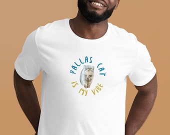 Pallas Cat is my vibe / Manul Cat Funny T-Shirt / Unisex