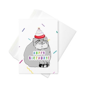 Gatto di Pallas Biglietto di auguri di Compleanno