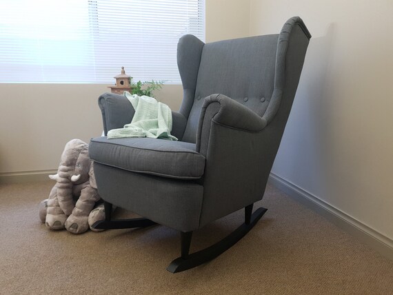 Ikea Wing Chair Rocking Conversion Kit Etsy