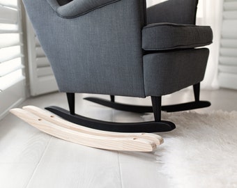 Pieds a bascule pour chaise Strandmon IKEA Trousse de conversion pour fauteuil a bascule Fauteuil a bascule Hack IKEA original depuis 2018 Chaise d allaitement Etsy France