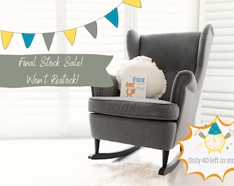 Ash Wood Rocking Chair Legs: IKEA Strandmon Wing Chair Conversion Kit