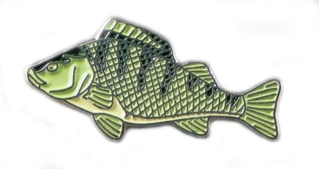 Perch Fish Enamel Lapel Pin Badge Brooch Etsy