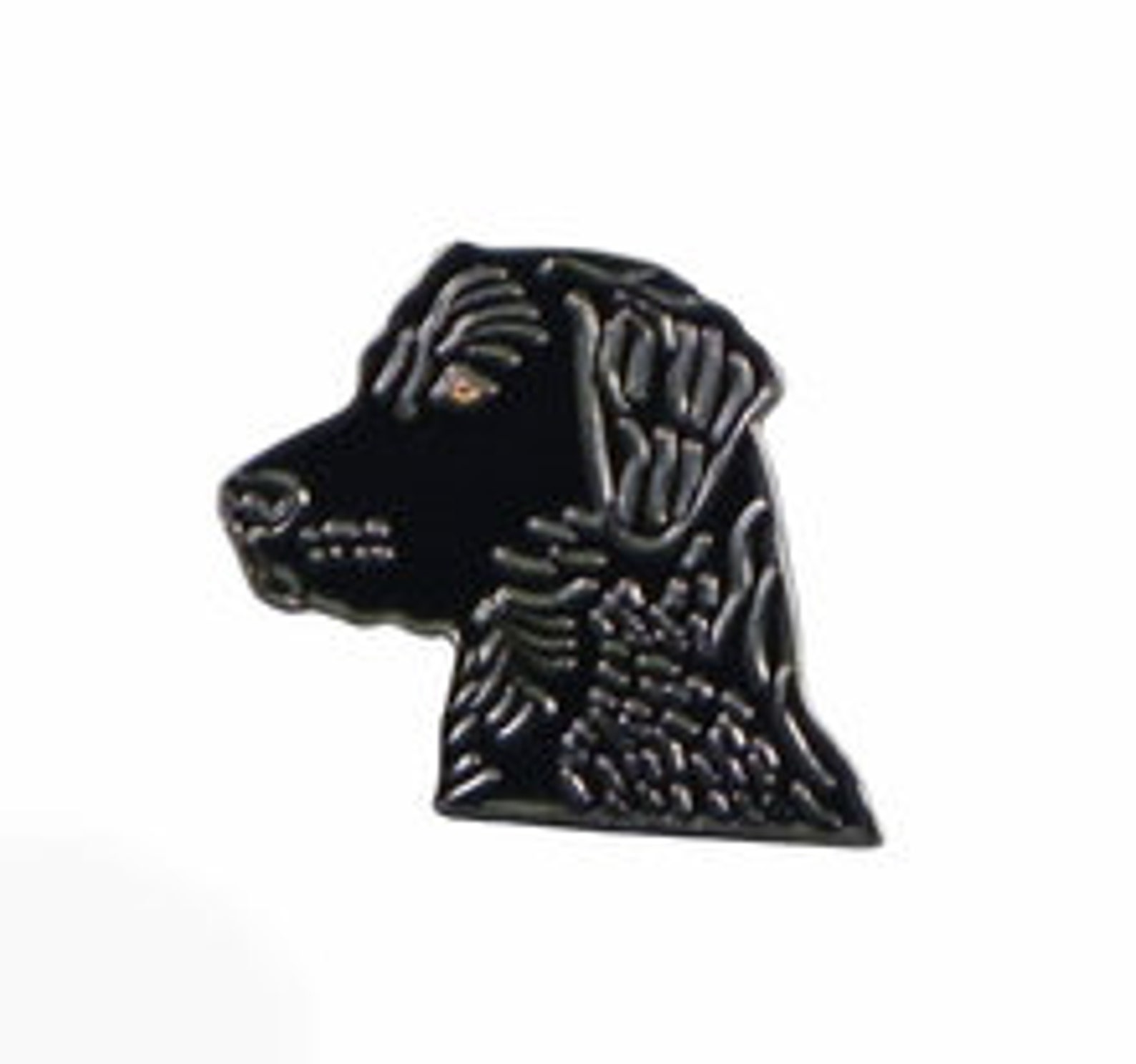 Black Labrador Dog Enamel Pin Badge Lapel Etsy