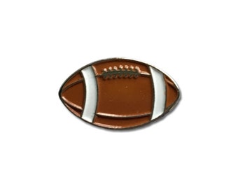 American Football Rugby Ball Lapel Hat Cap Tie Pin Badge Gridiron Brooch 