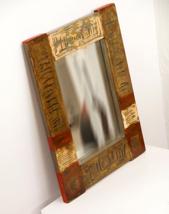 Nuasun Uniquely Carved Wood Wall Mirror - Carved Mirror Frames Books Nuasun Uniquely Carved Wood Wall Mirror - Carved Mirror Frames Books