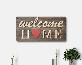 Painting Wood Wall Art, Wood Wall Art, Vertical Wall Art, Wall Decor, Wood Wall Hanging, Housewarming Gift, Painting Wall Art, Welcome Home