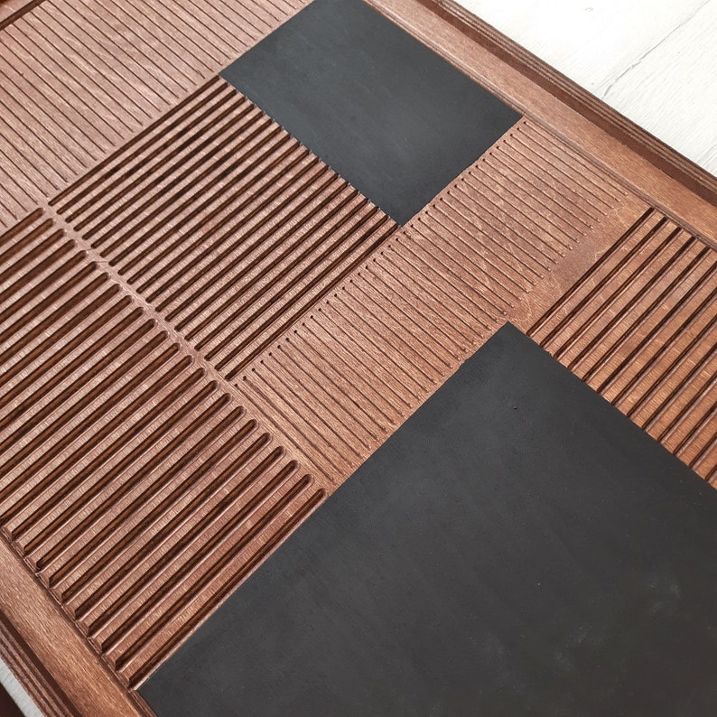 Rectangle Wood Wall Art Painting Wood Wall Art Vertical Etsy