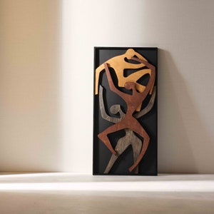 Humans , Human Wood Wall Art, Painting Wood Wall Art, Vertical Wall Art, Wall Decor, Wood Wall Hanging, Housewarming Gift, Office Decor