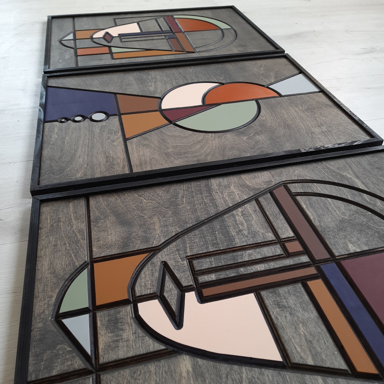 Wood Wall Art, Painting Wood Wall Art, Vertical Wall Art, Wall Decor