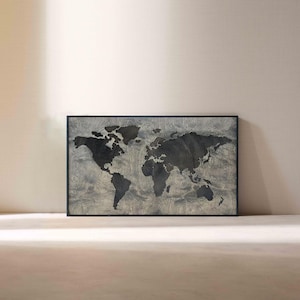 Wooden World Map, Wooden Wall Decor, Wall Hanging, Housewarming Gift, Museum Quality, Free and Express Shipping, Wall Sign, Wall Decoration
