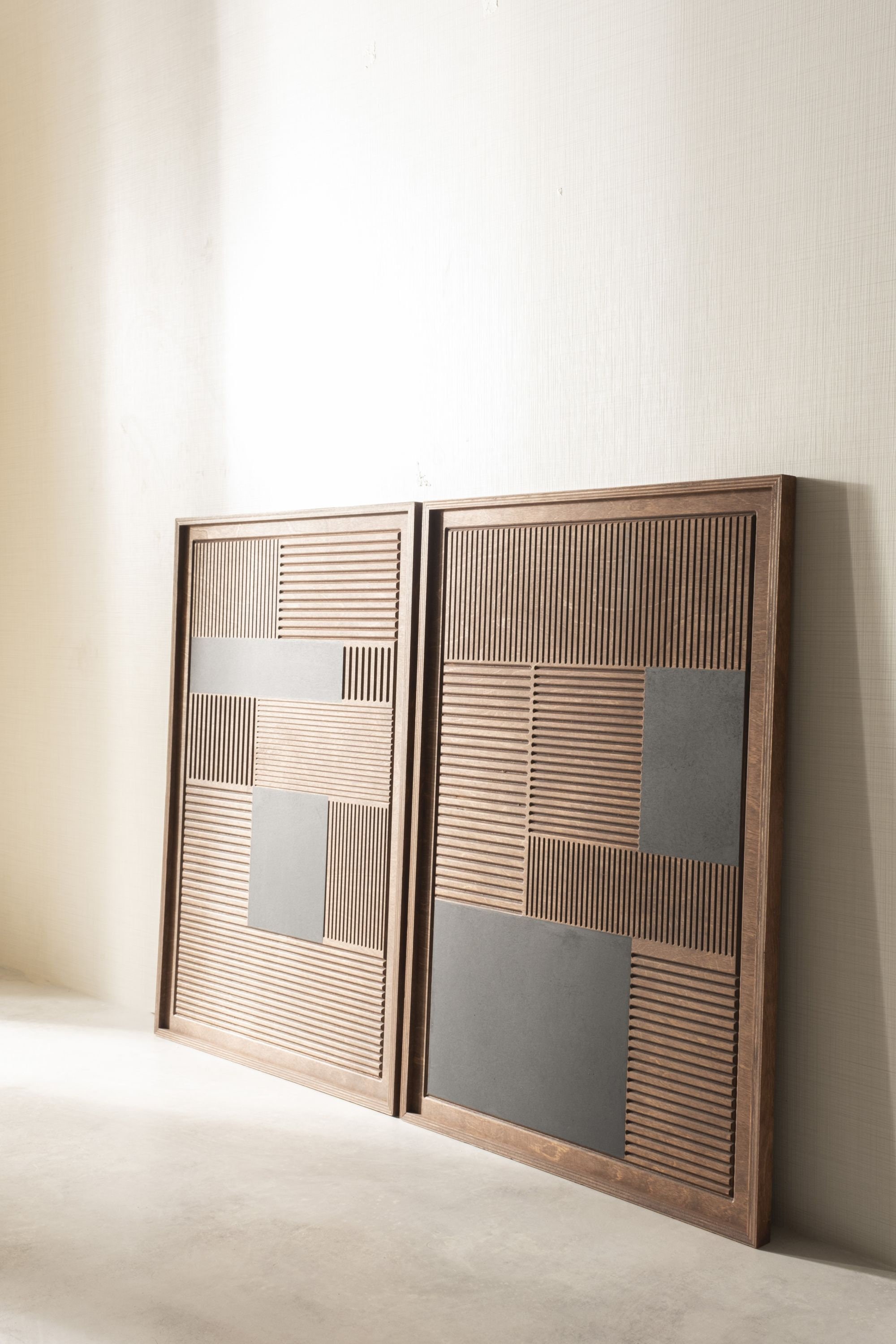 Rectangle, Wood Wall Art, Painting Wood Wall Art, Vertical Wall Art ...