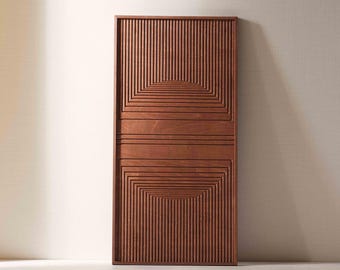 Newline 3D Wood Wall Art, Wood Wall Decor, Housewarming Gift, Rustic Wall Art, Wooden Wall Art, Varnish Wood Decor,  Discounted Product
