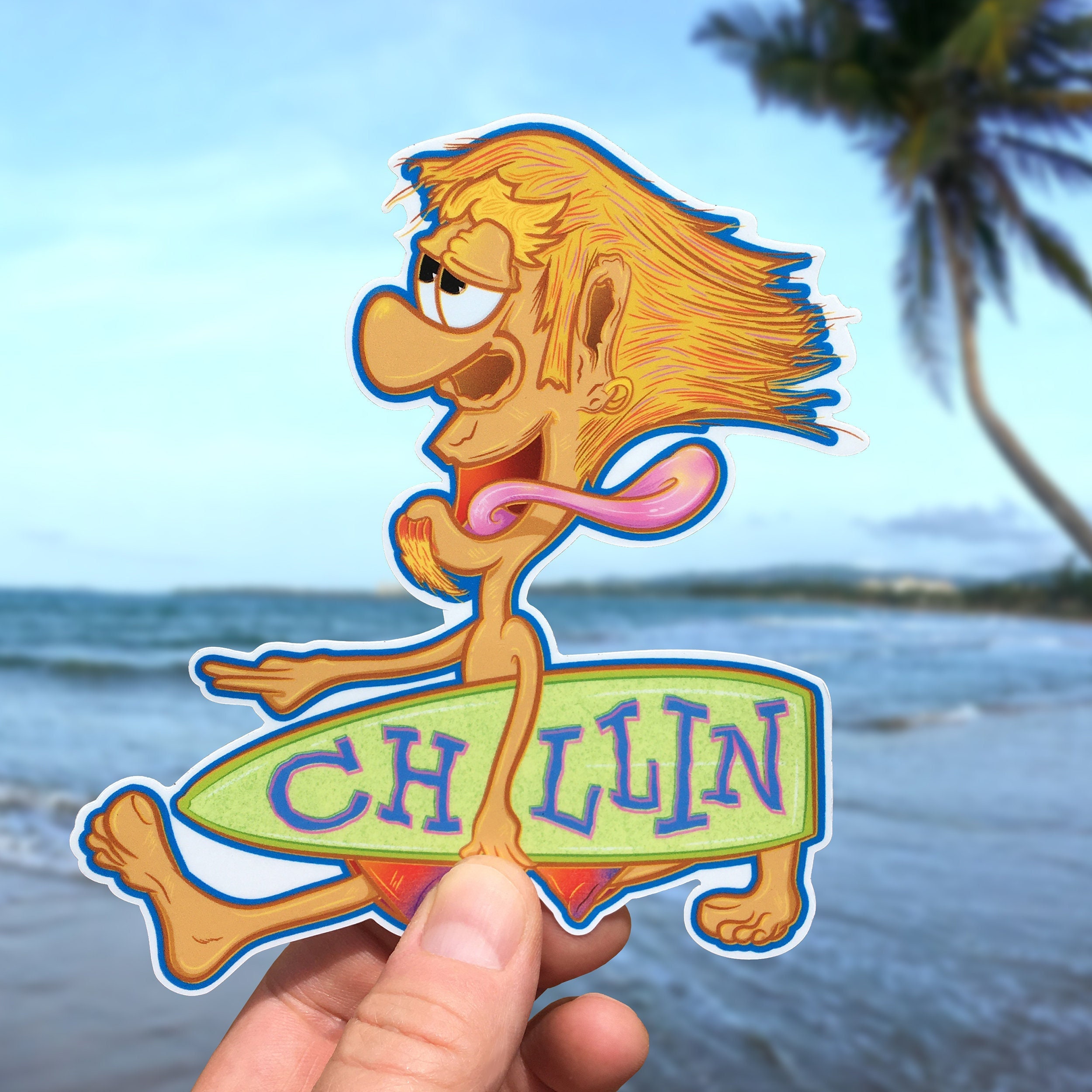 DOG BEACH Funny Sticker OB Ocean Beach CA Dog Lover Surfboard Skateboard DOG BEACH Funny Sticker OB Ocean Beach CA Dog Lover Surfboard Skateboard