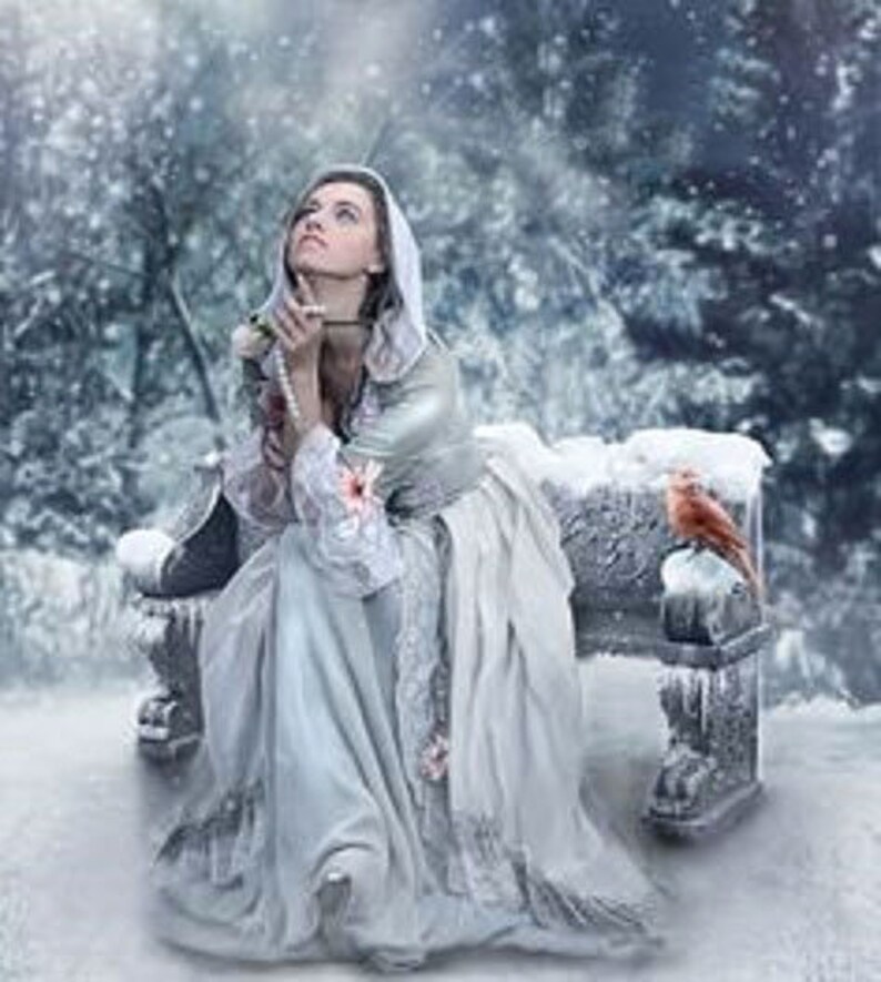 Diamond Painting Kit Prayer Square Mosaic Diamonds Stained Etsy