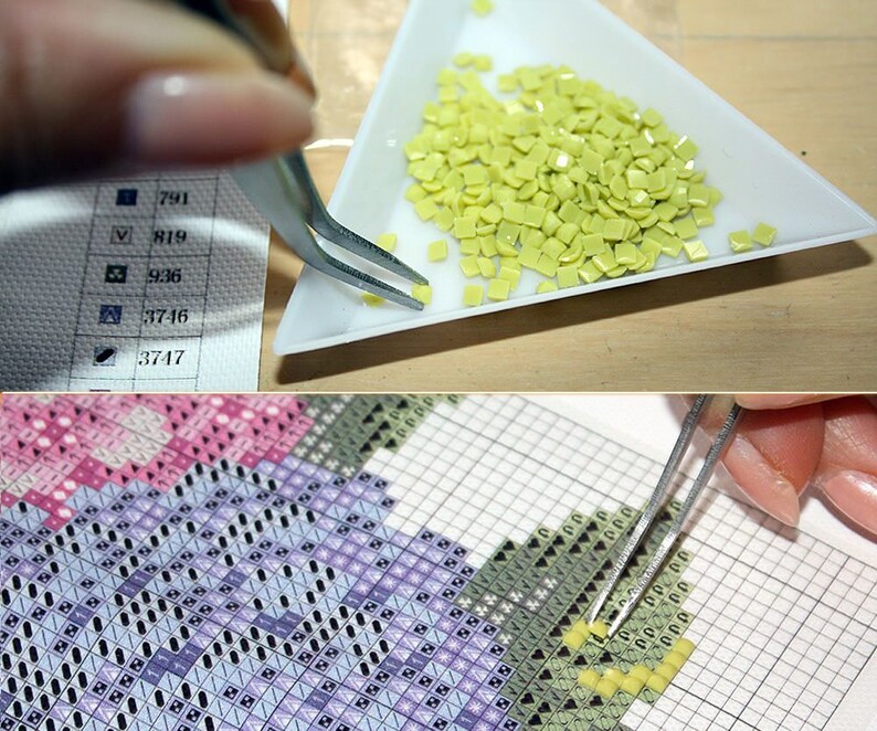 Diamond Painting Kit Upstairs Square Mosaic Diamonds Etsy