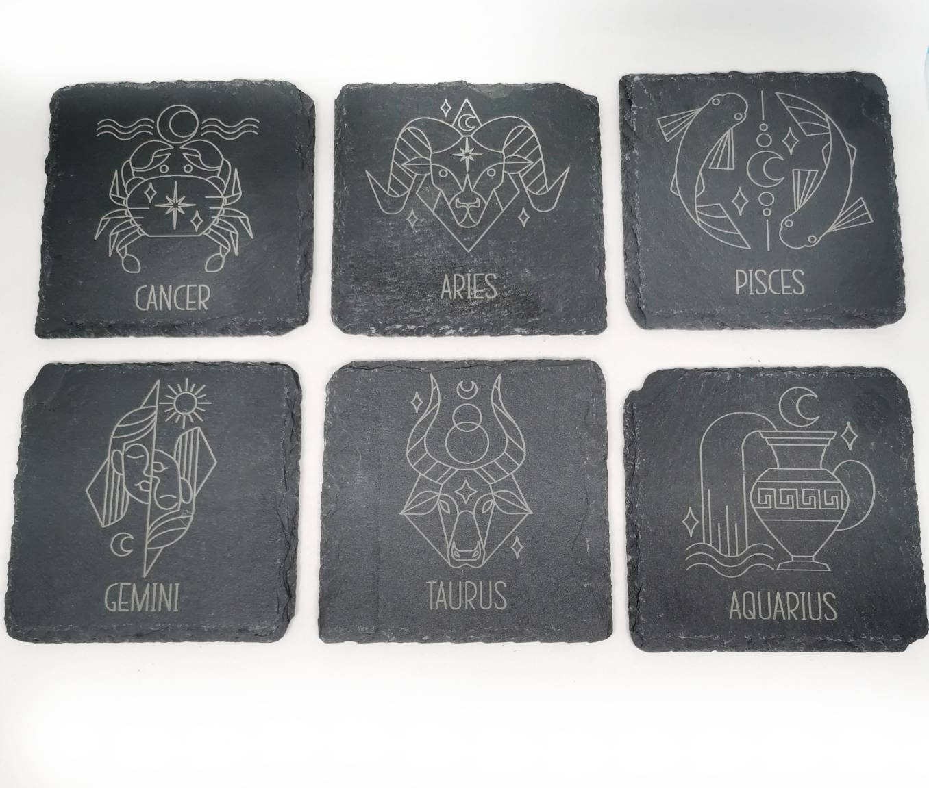 Horoscope Coaster starsign gift birth sign coaster Zodiac Etsy