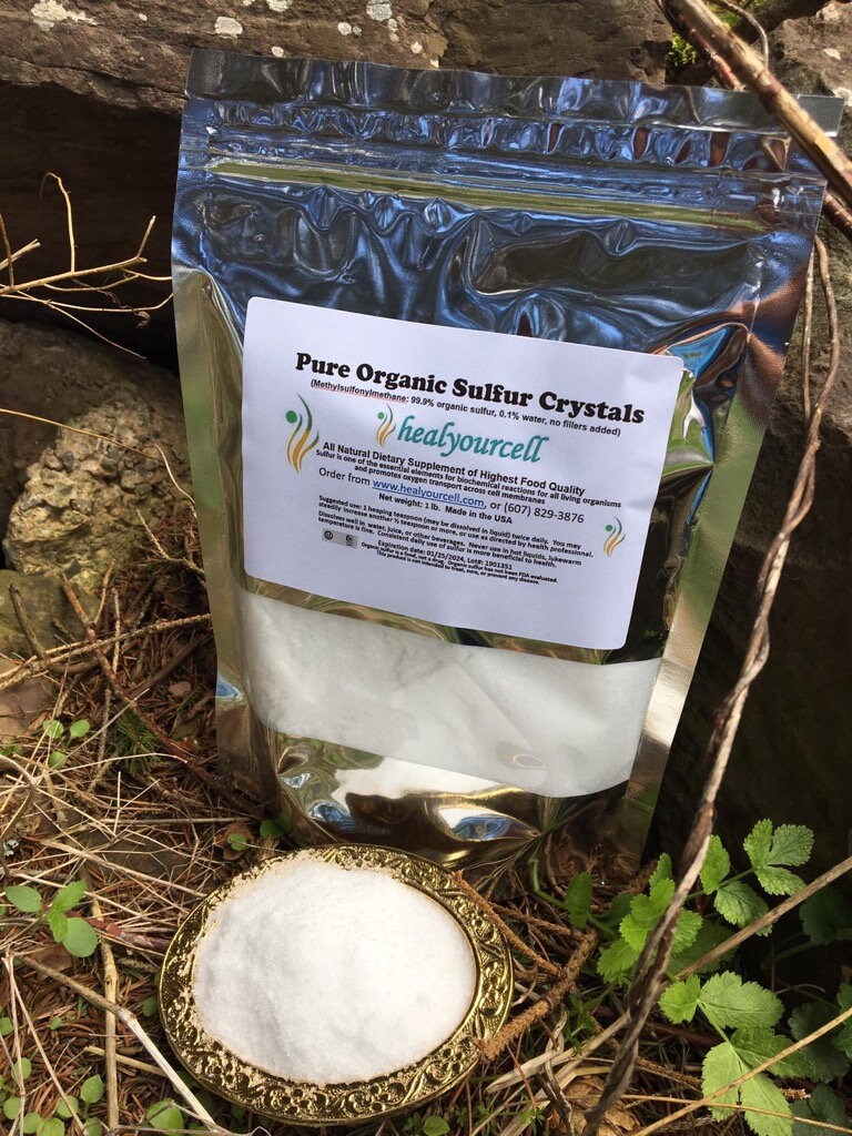 Pure Organic MSM Sulfur Crystals. High quality food grade. Etsy