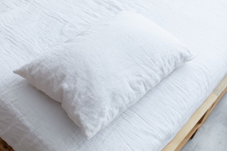 Linen pillowcase / housewife style / organic pillow case / Etsy