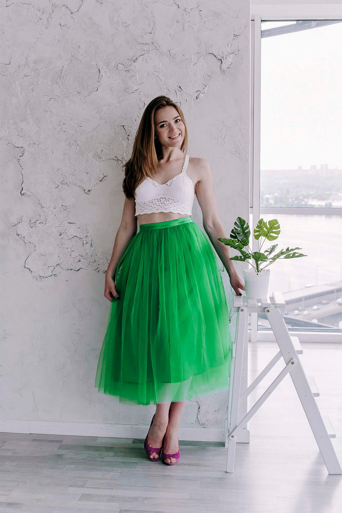 Albany complejidad alimentar Falda de tul mujer Falda de tul midi Tutu verde adulto - Etsy España