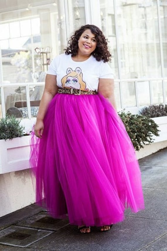 Tulle Women Plus Size Tulle Skirt Bridesmaid - Etsy UK