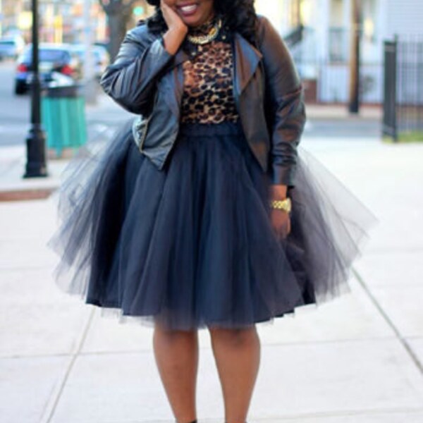 Plus Size Tulle Skirt - Etsy