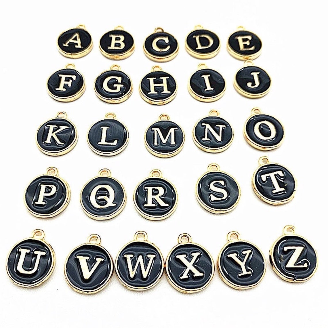 Charms for Jewellery Making Alphabet Charms Craft Supplies Etsy