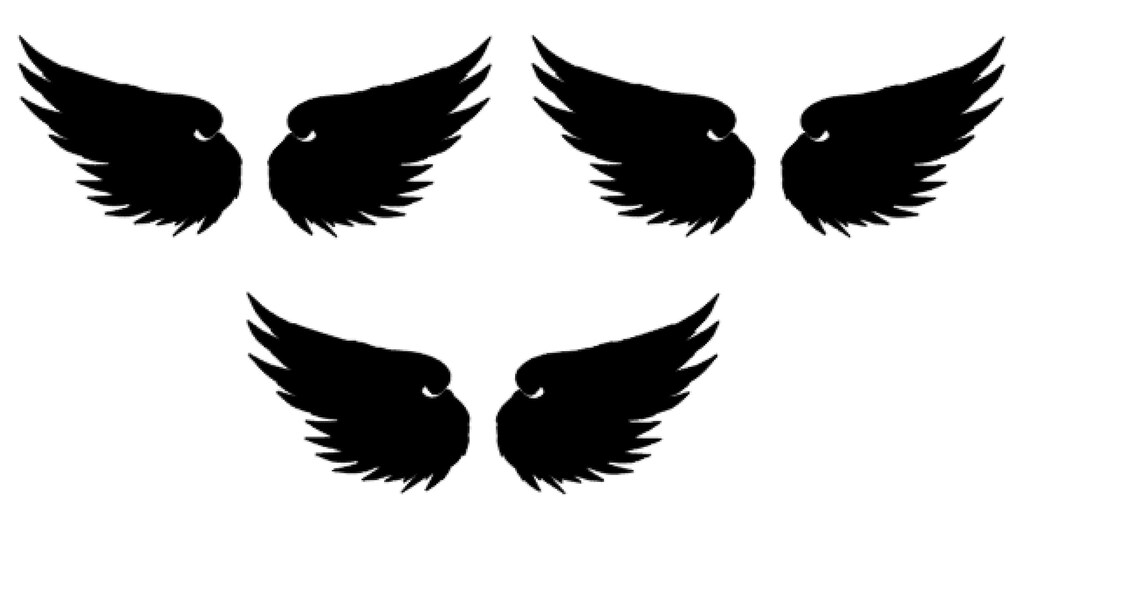 Angel Wing Decal Stickers Angel Wing Vinyl Decal Angel Wings - Etsy