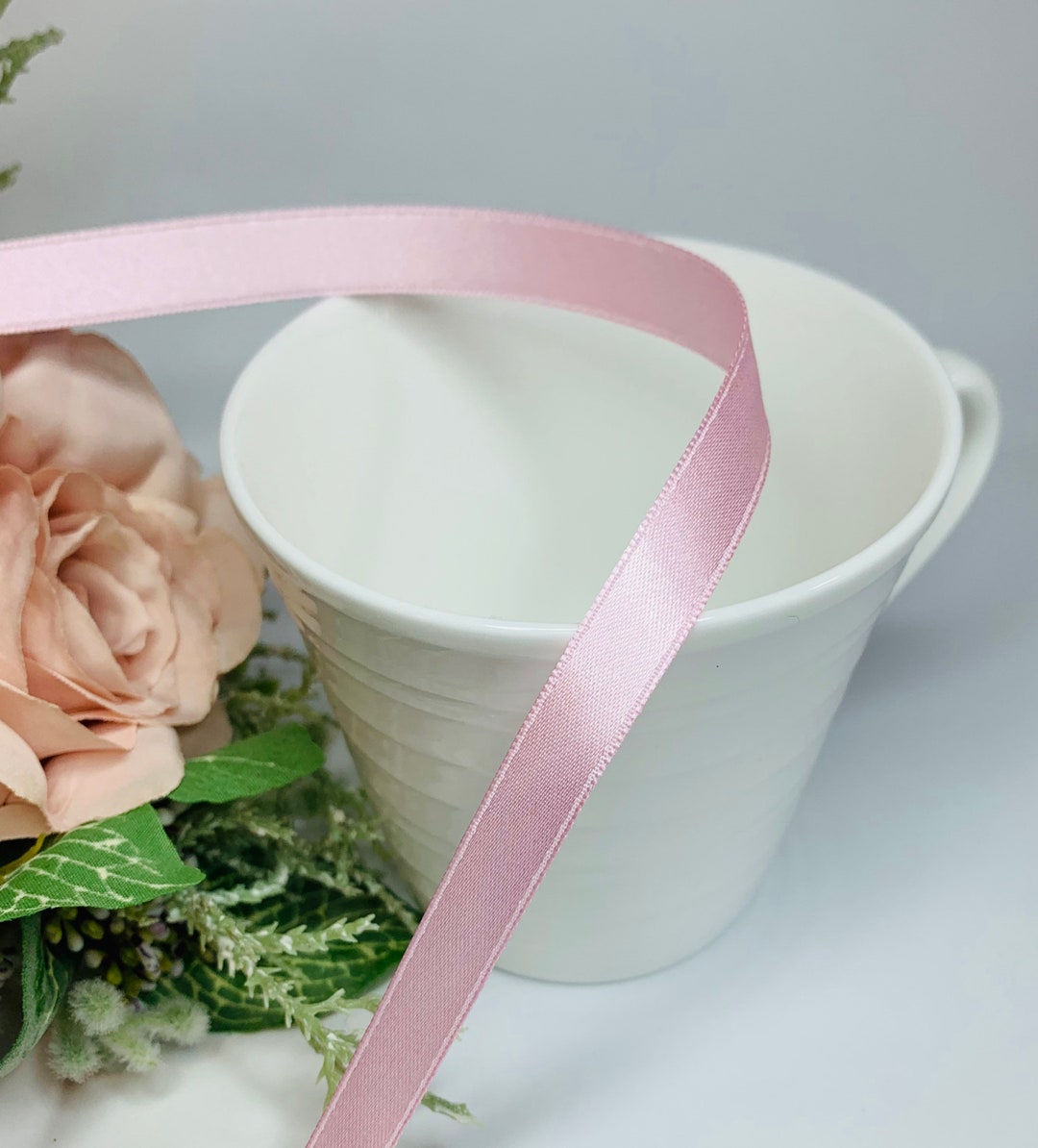 Pink Ribbon, Double Faced Satin Ribbon, in Reels or Cut Lengths - Etsy