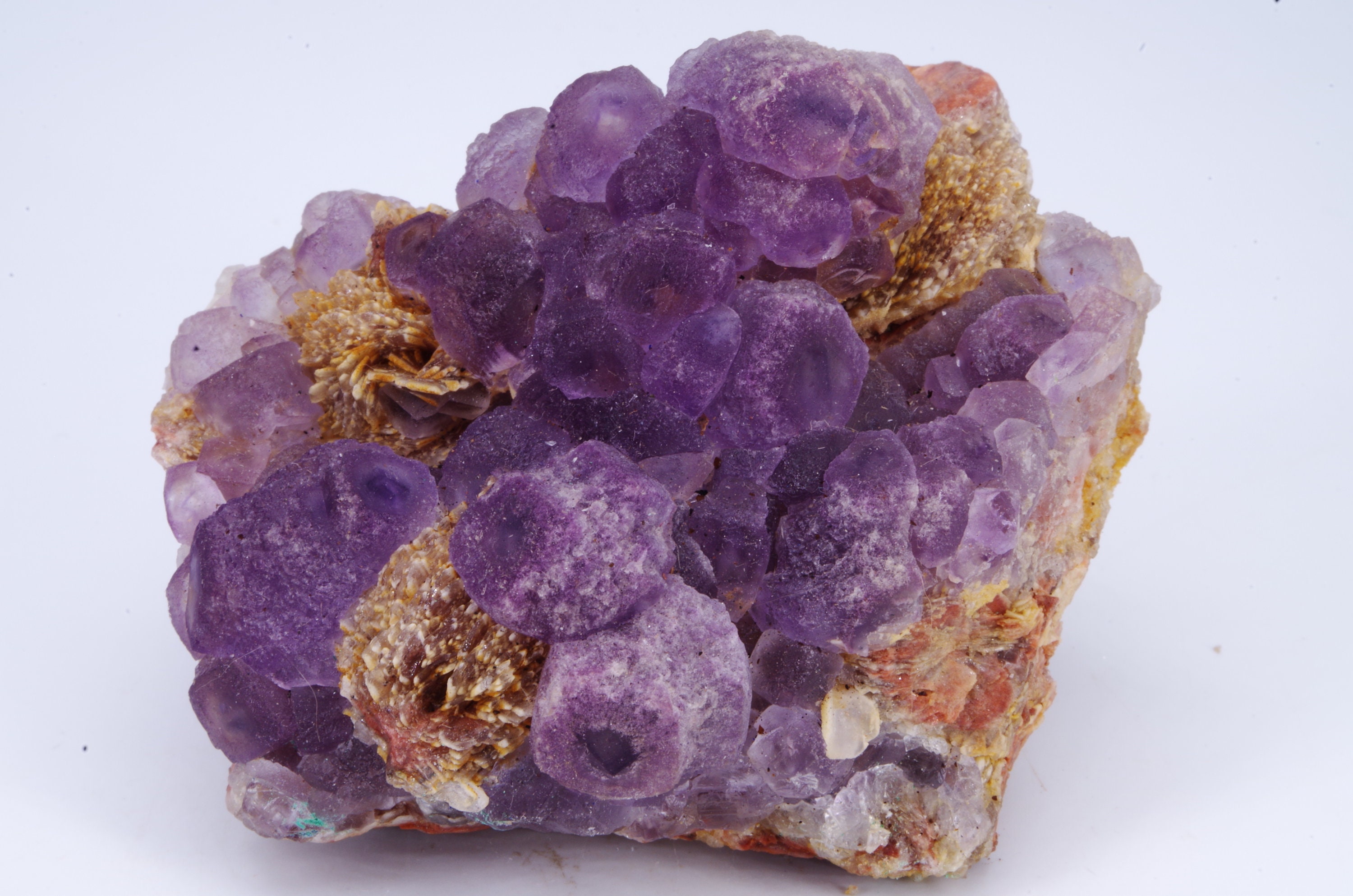 Fluorite Baryte de Debdou, Taourirt, Maroc 7.5x6x4cm 270G