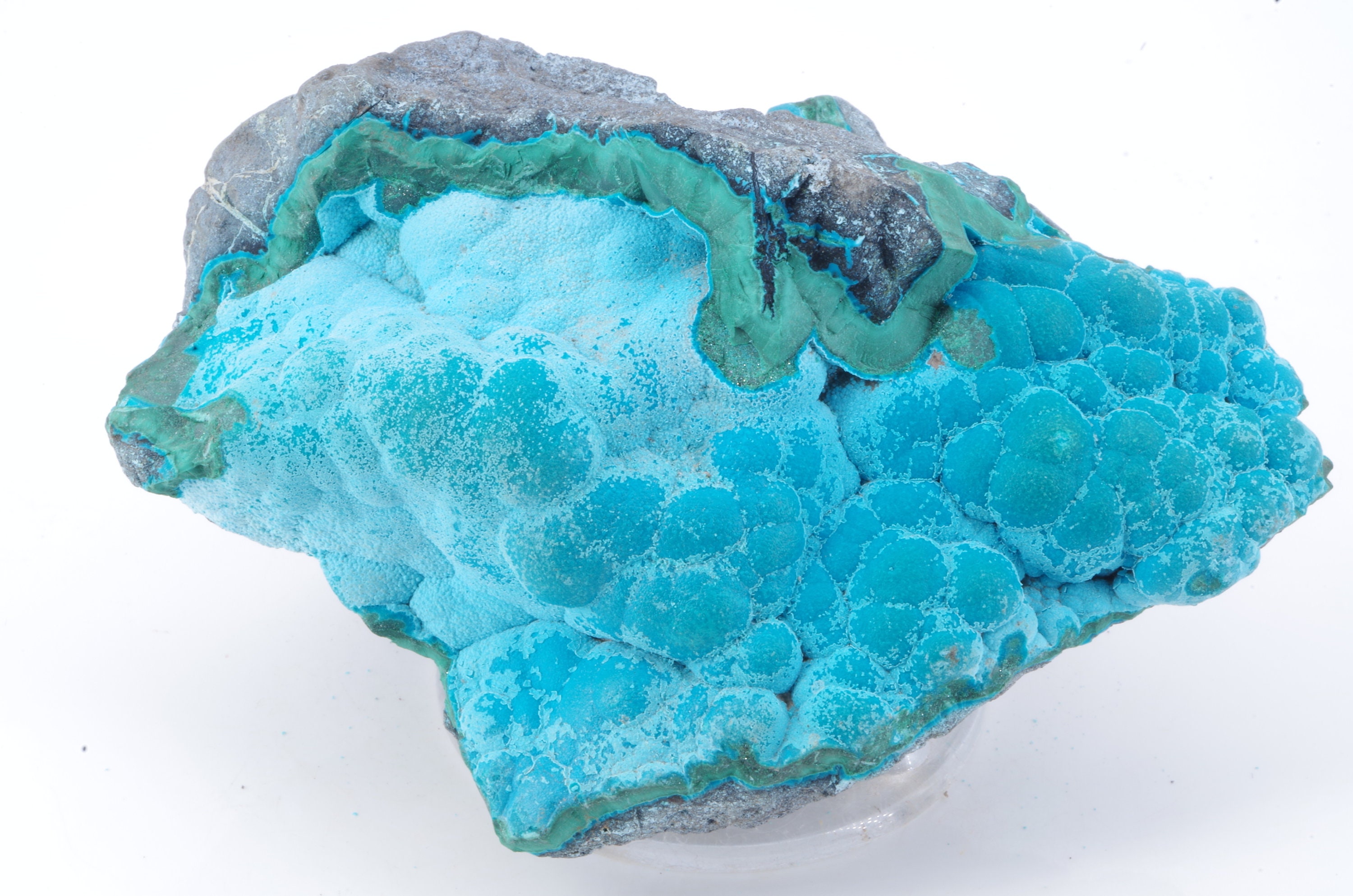 Chrysocolle Malachite Congo 10x7.5x4cm 192Gr/Chrysocolla