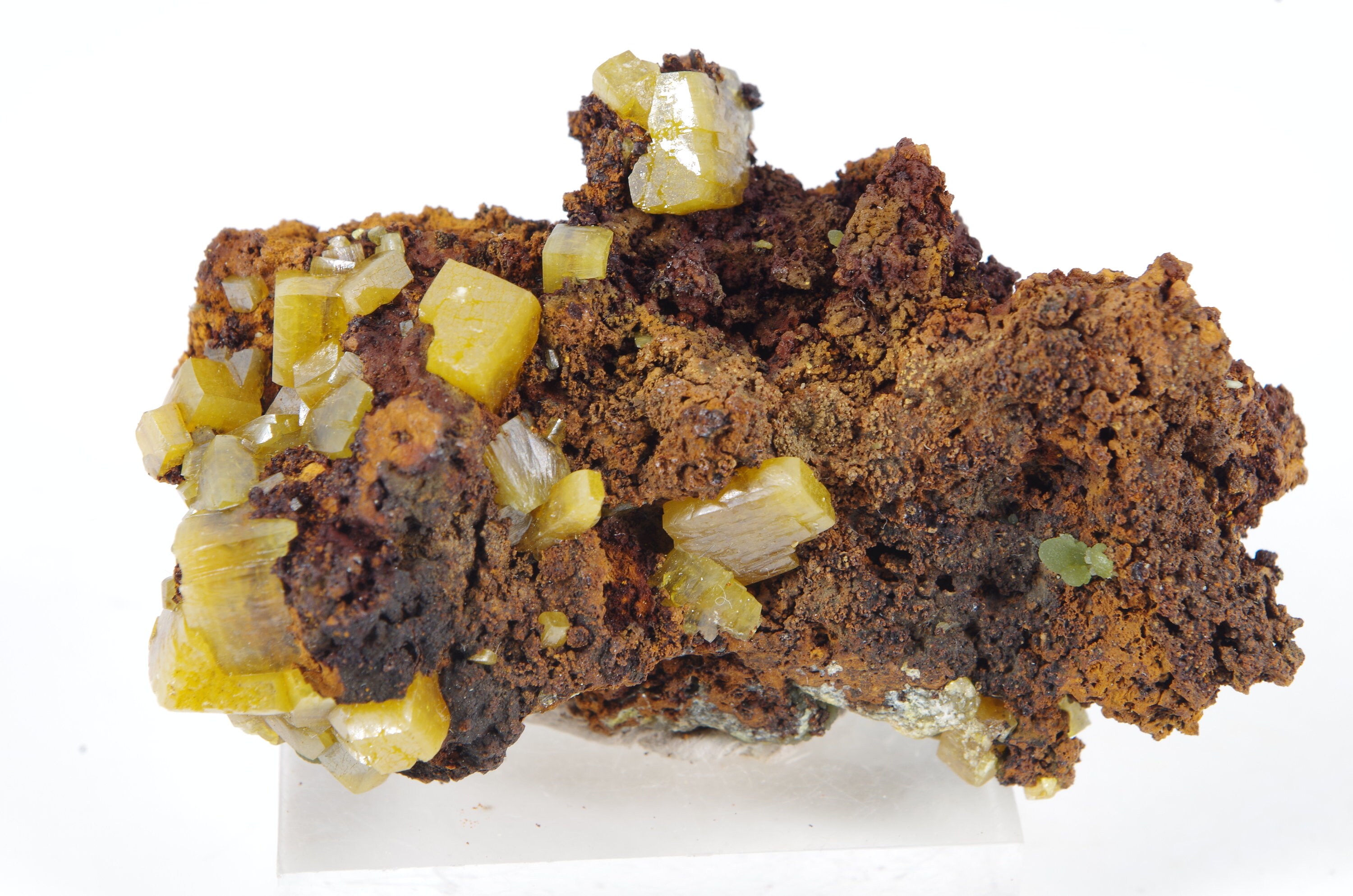 Wulfenite Mimetite Ojuela, Mapimi, Durango Mexique 4.8x3cm 18G