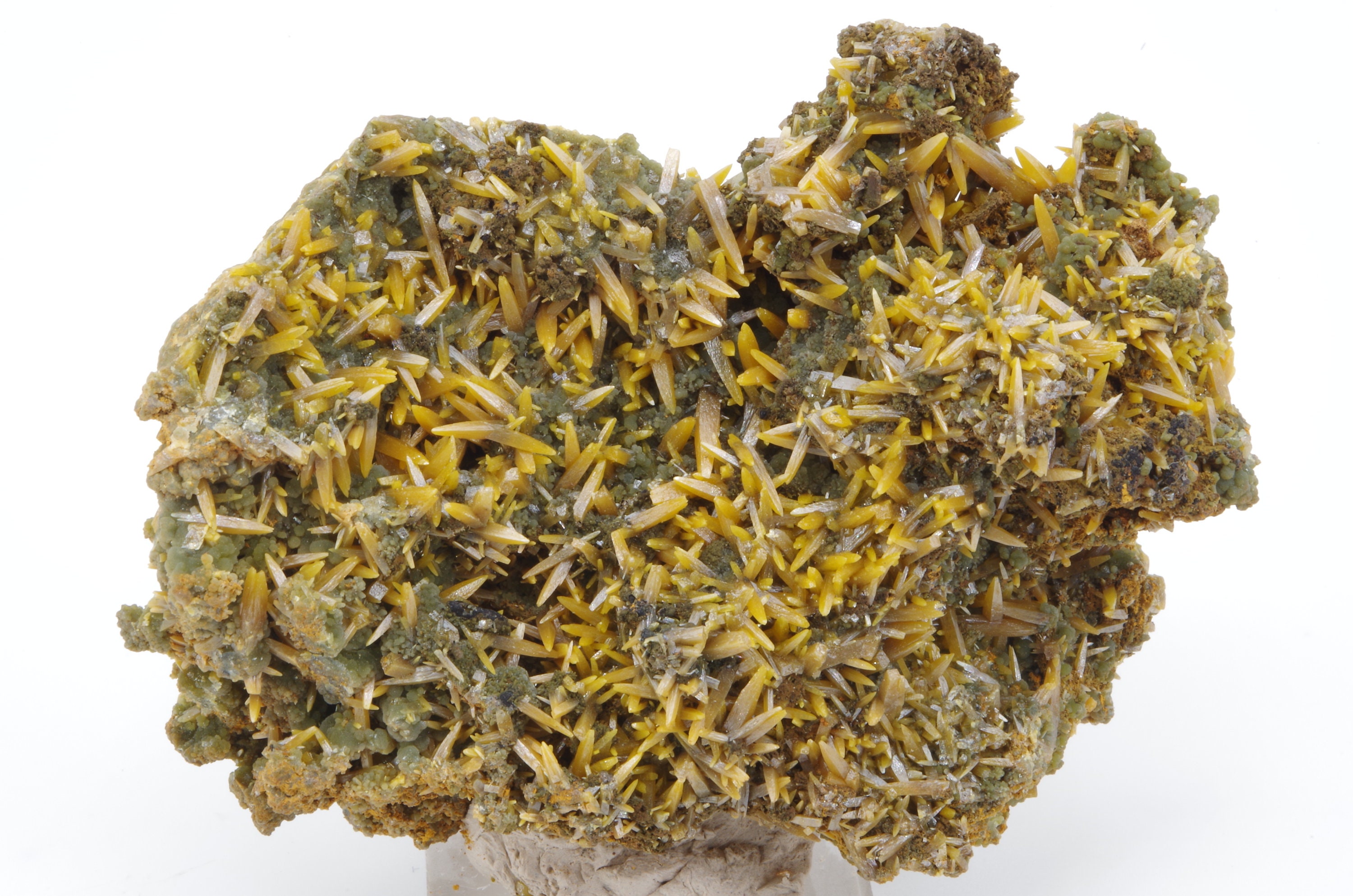 Wulfenite + Mimetite Ojuela, Mapimi, Durango Mexique 7x6cm 138Gr