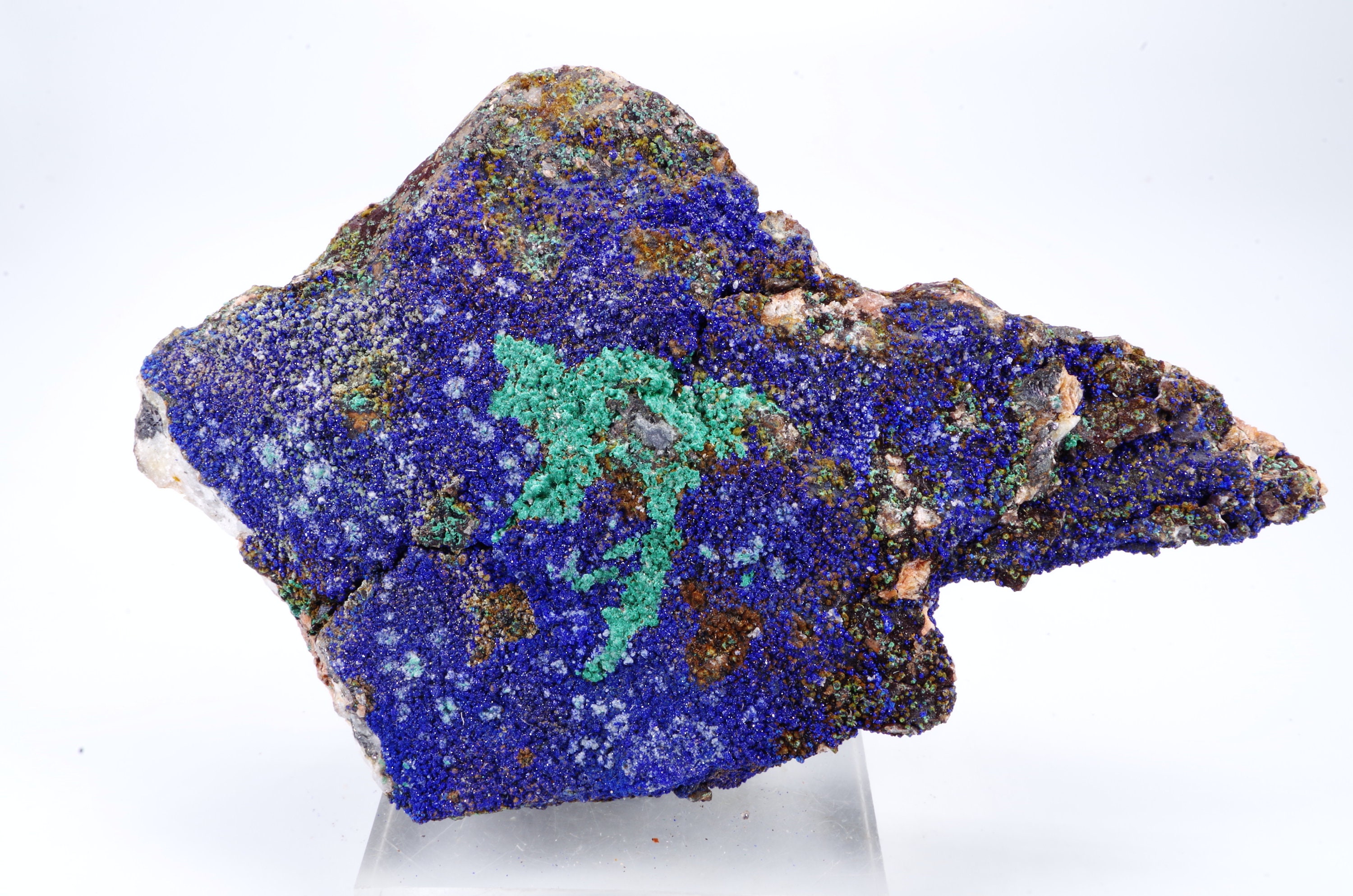 Azurite Malachite Maroc/Morocco 11.5x7x2.5cm 217G
