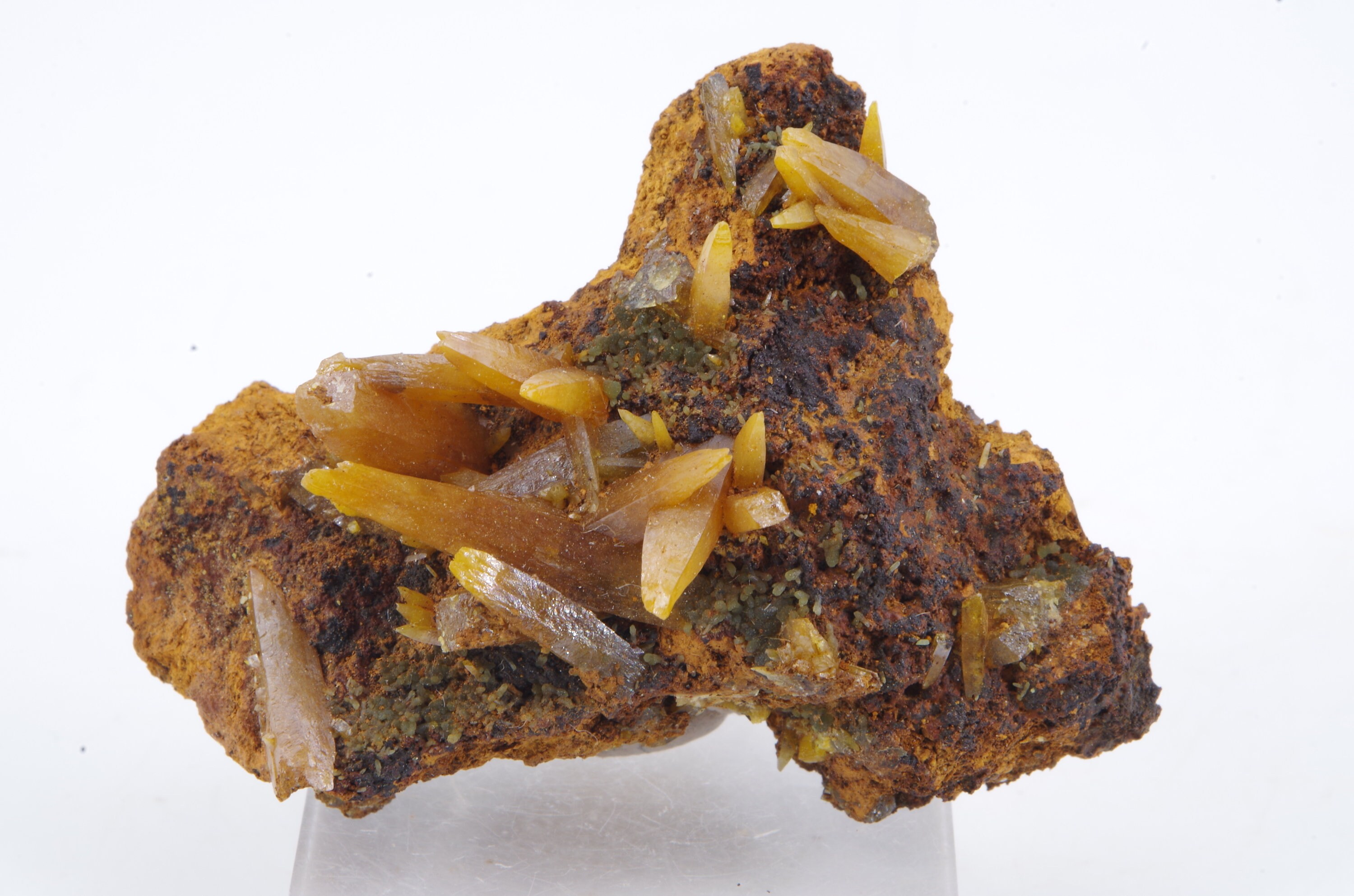 Wulfenite Ojuela, Mapimi, Durango Mexique 4.5x3.5cm 24Gr