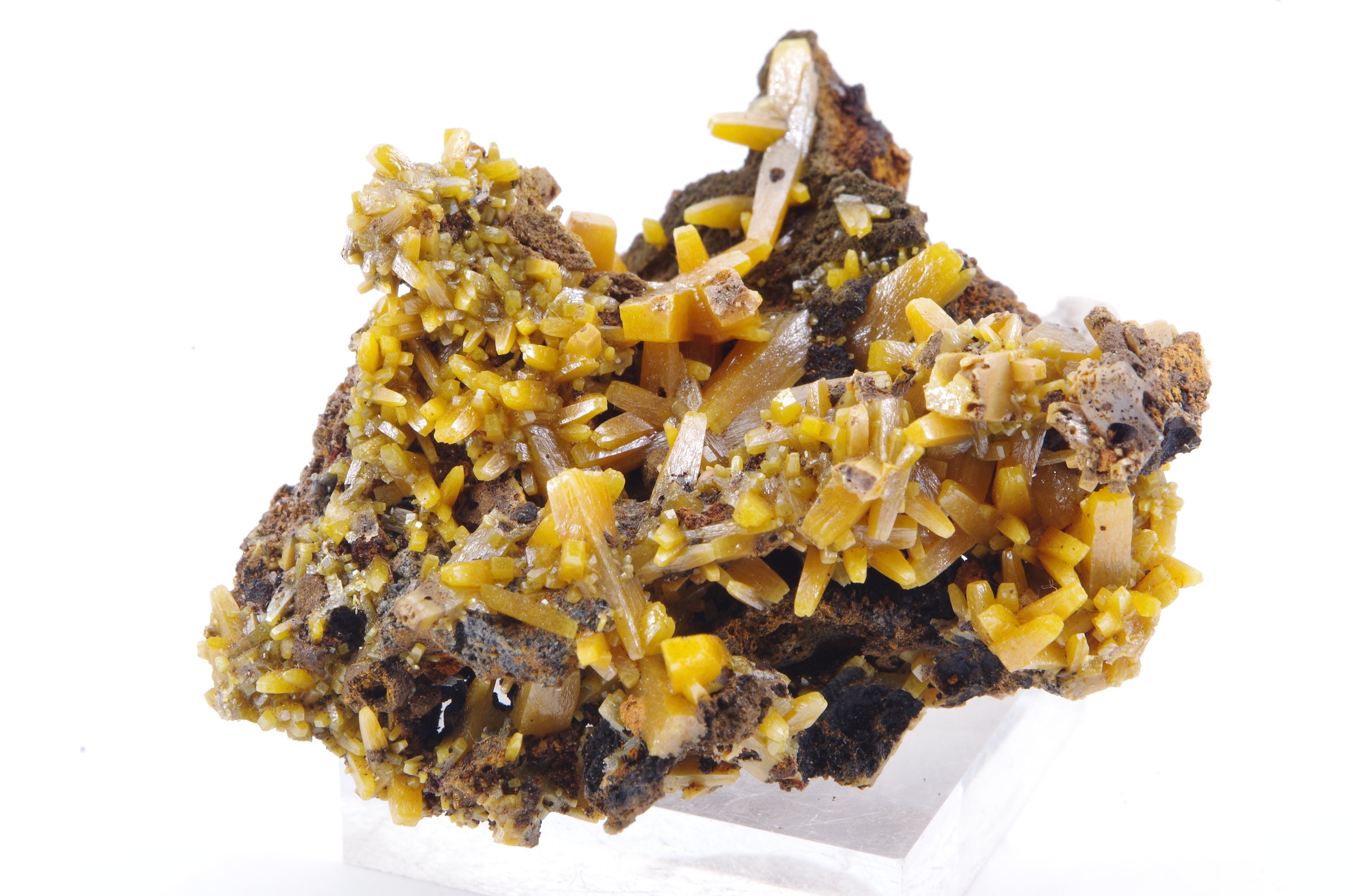 Wulfenite Ojuela, Mapimi, Durango Mexique 4x4.5cm 44Gr