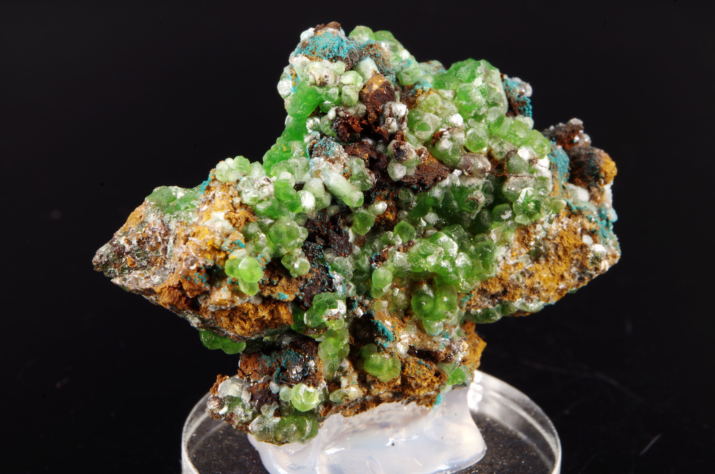 Smithsonite Rosasite Lavrion Mine Grèce/Greece 3.5x4x1.5cm 23G