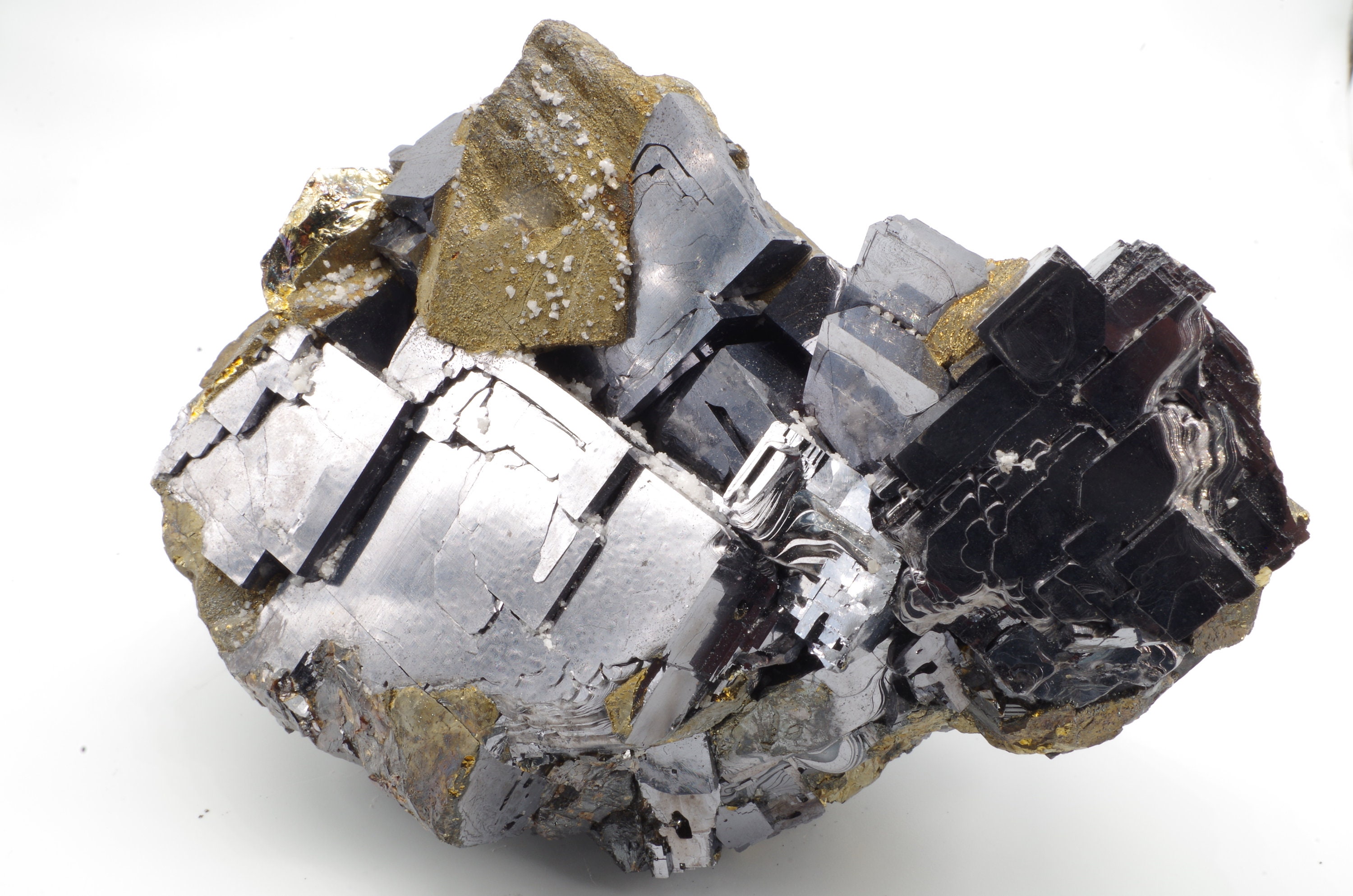 Galène Chalcopyrite Acari Mine Pérou/Peru 15x10x8cm 2872Gr