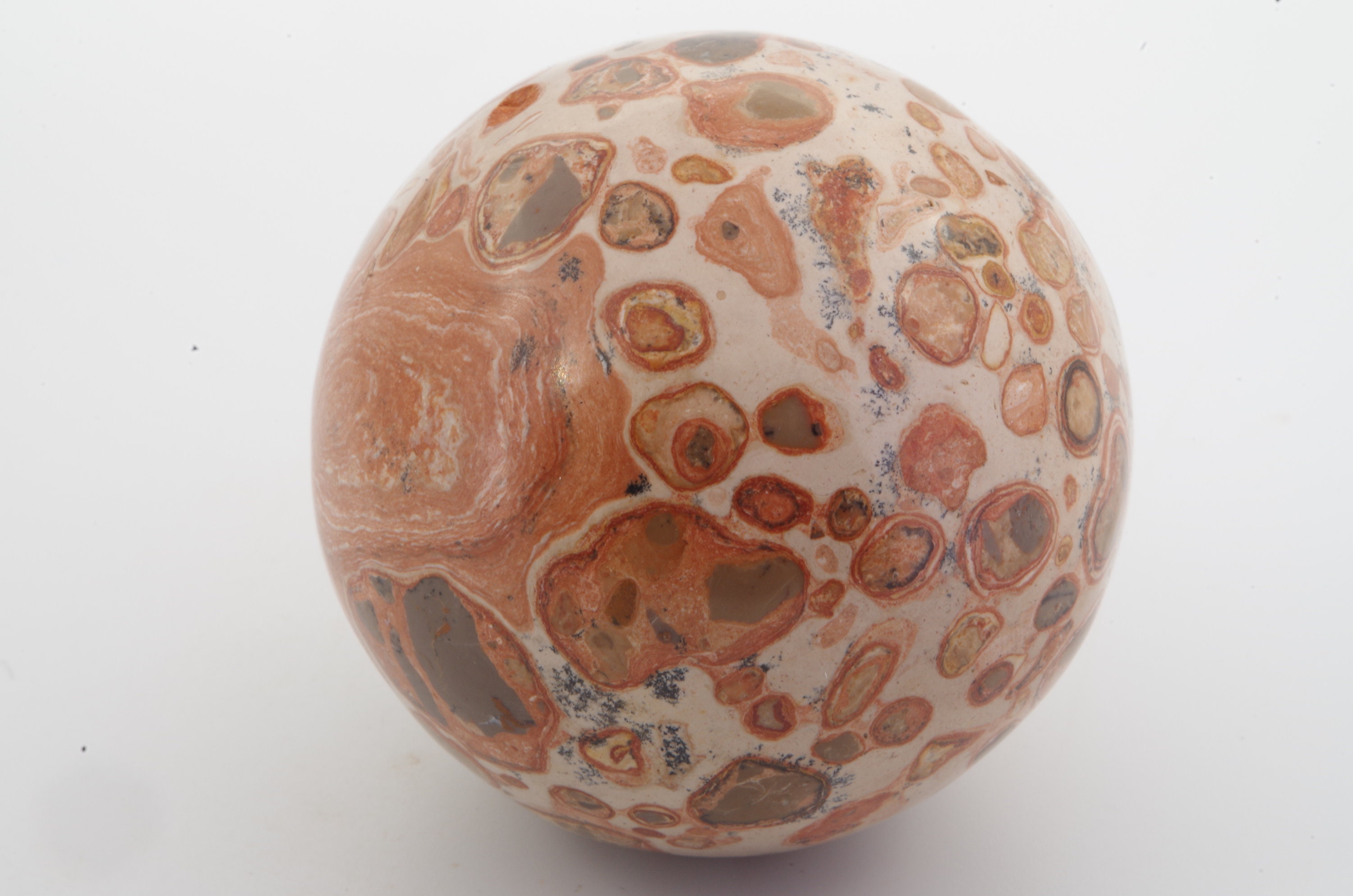 Sphère/Boule Léopardite Pérou/ 317 Gr /Diamètre/ 6.5 cm