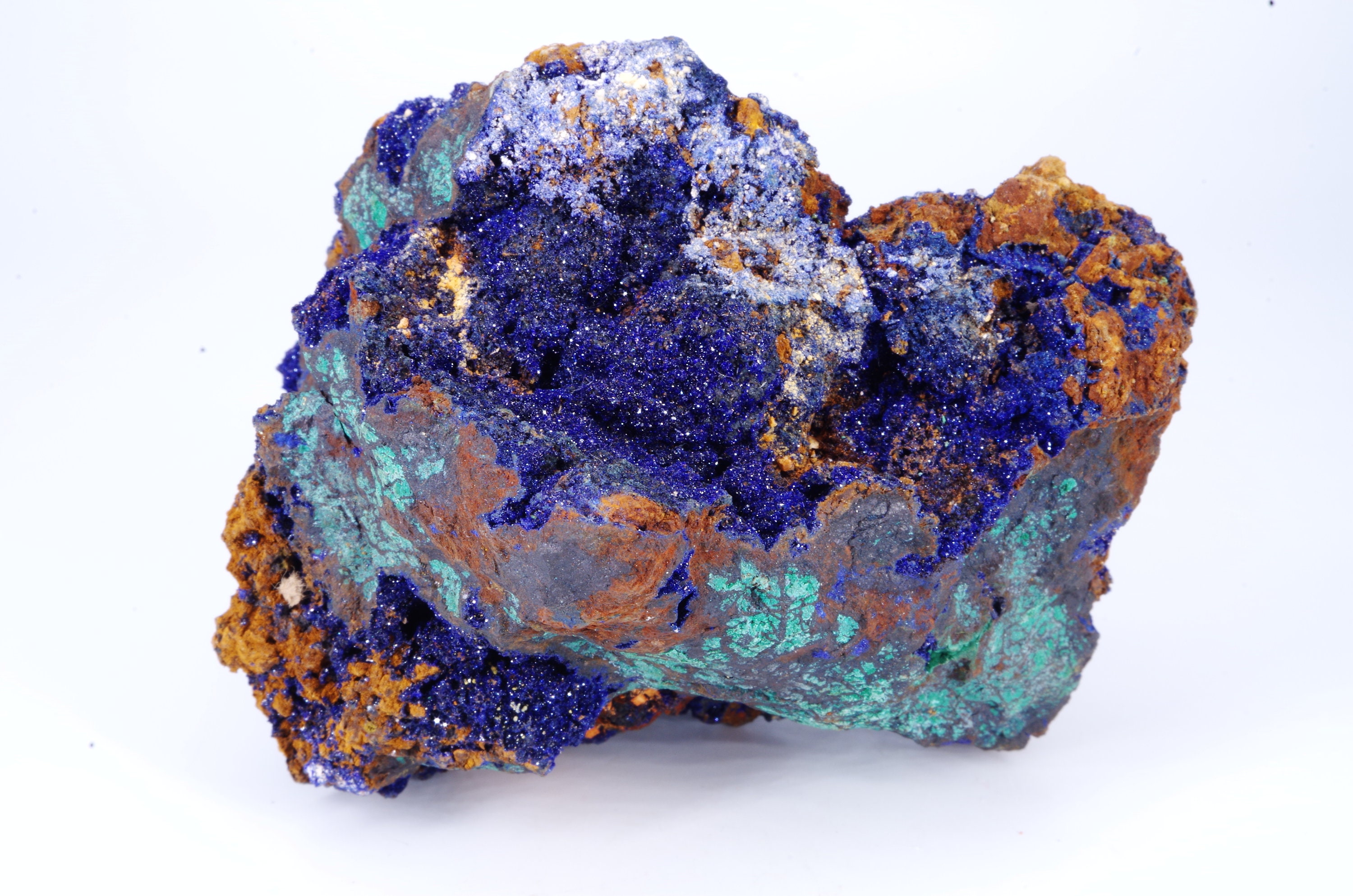 Azurite Aouli Maroc 9x7x6.5cm 482Gr