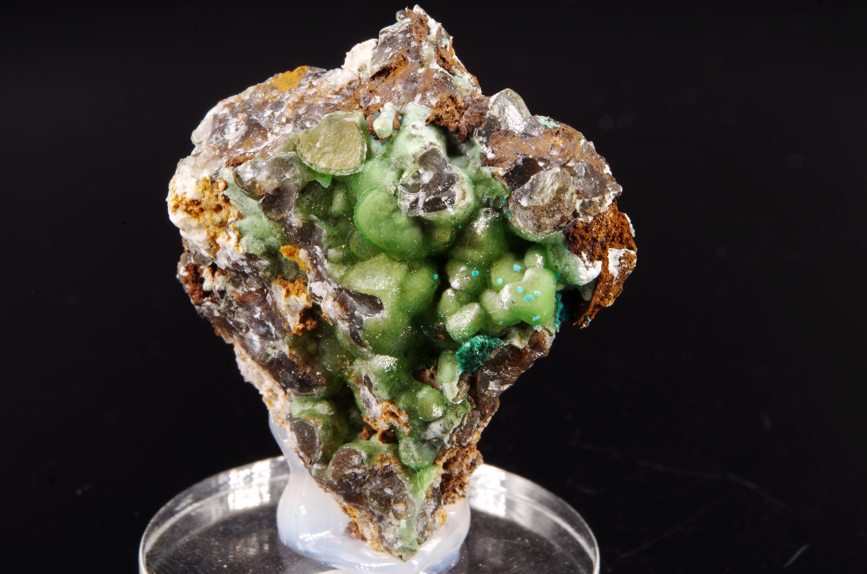 Smithsonite Rosasite Lavrion Mine Grèce/Greece 6.5x3x1cm 20G