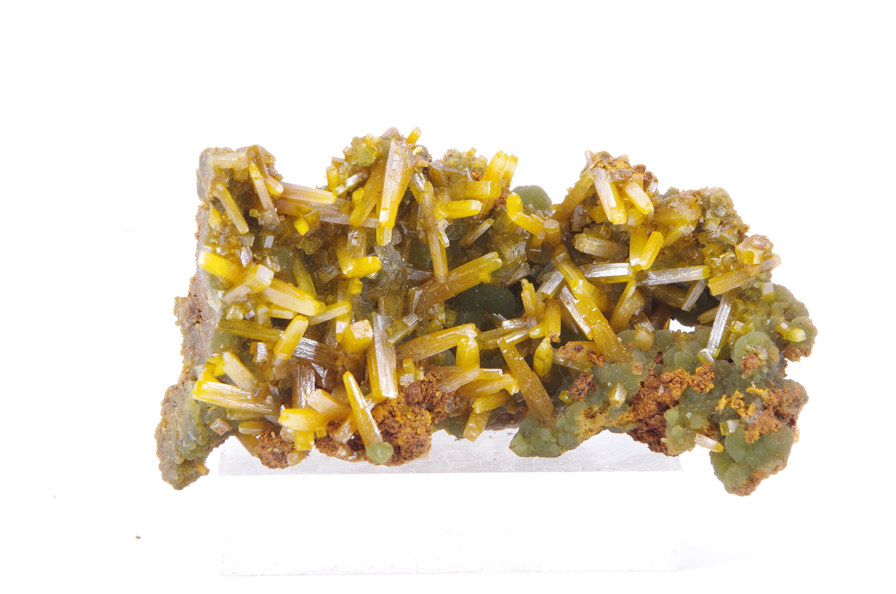 Wulfenite Mimetite Ojuela, Mapimi, Durango Mexique 4x2cm 24Gr