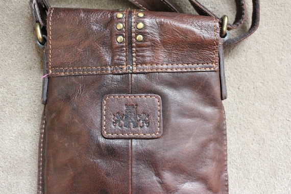 Vintage Leather Bag, crossbody leather bag for wom