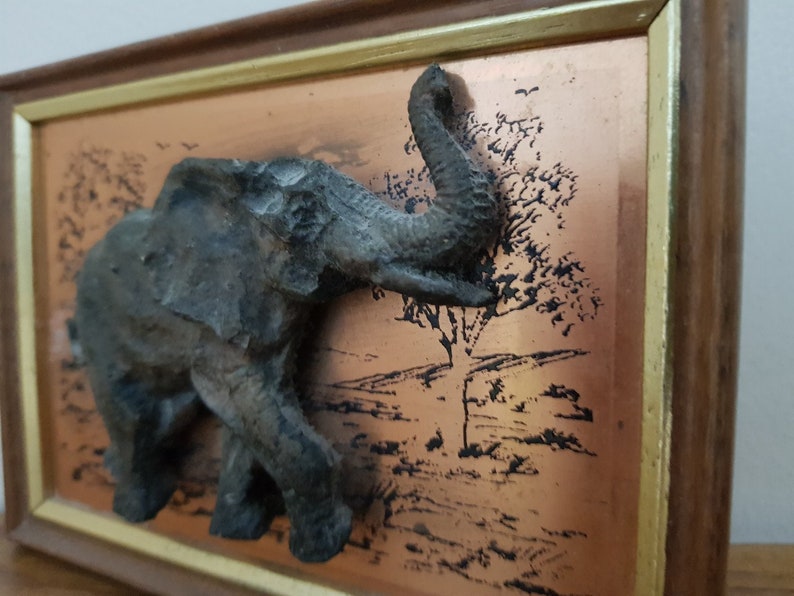 Artisan Furniture Figurine - Small Copper Elephant Figurine main image 1