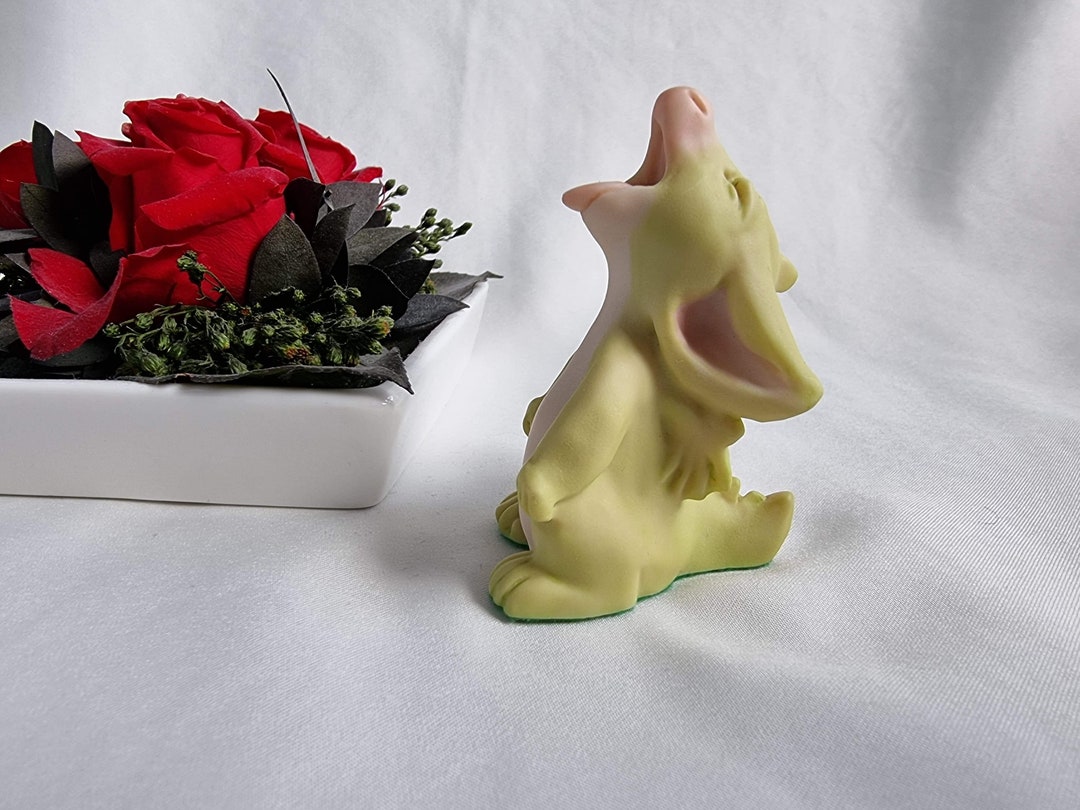 Small Dragon Figurine, Vintage Dragon Figurine, Pocket Dragon, Dragon Figurine Etsy