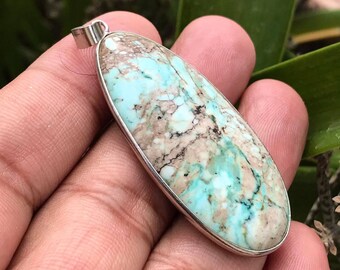 Turquoise in sterling silver Pendant